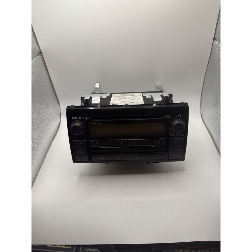 2002-2004 TOYOTA CAMRY RADIO RECEIVER CD/CASSETTE PLAYER 86120-AA070 B368-05